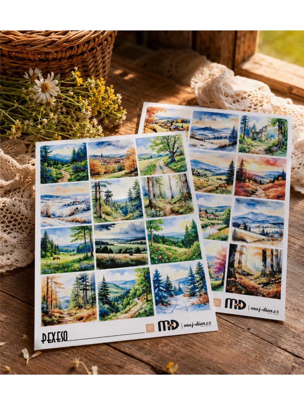 Maxi pexeso Naše malebná krajinka – fotografie produktu